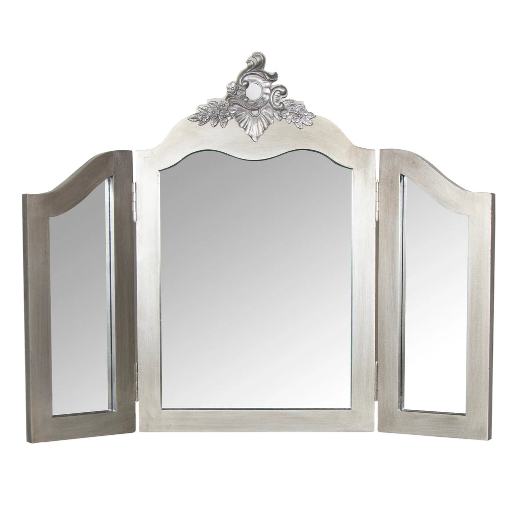 Ornate Triple Dressing Table Mirror
